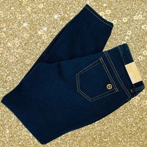 MK Michael Kors Izzy Skinny Jeans Dark Blue 12